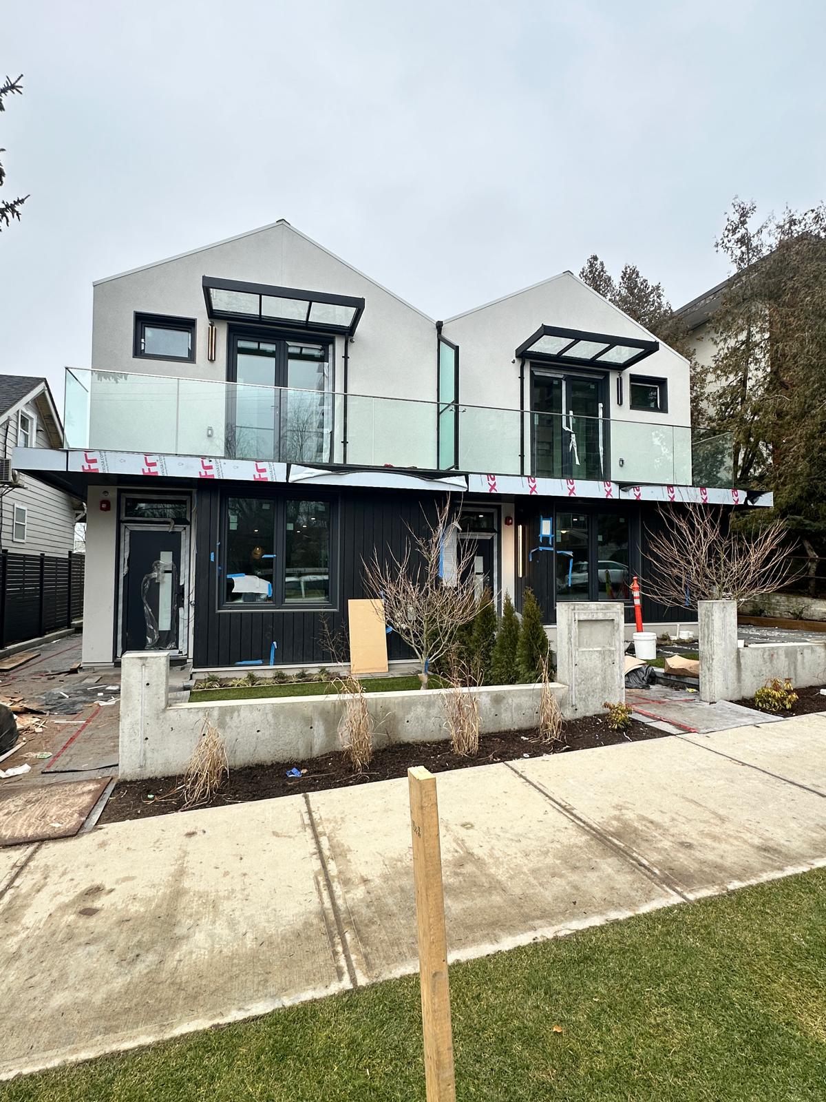 Painted townhouses
